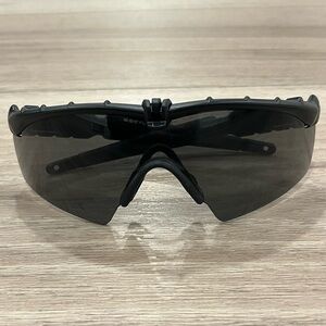Oakley SI Ballistic M Frame 2.0 Matte Black Grey Z87 Lens Sunglasses Wrap Shield